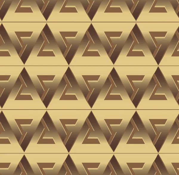 Gouden naadloze patroon — Stockvector