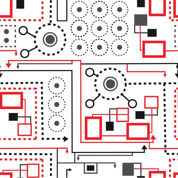 Decoratieve regeling patroon — Stockvector