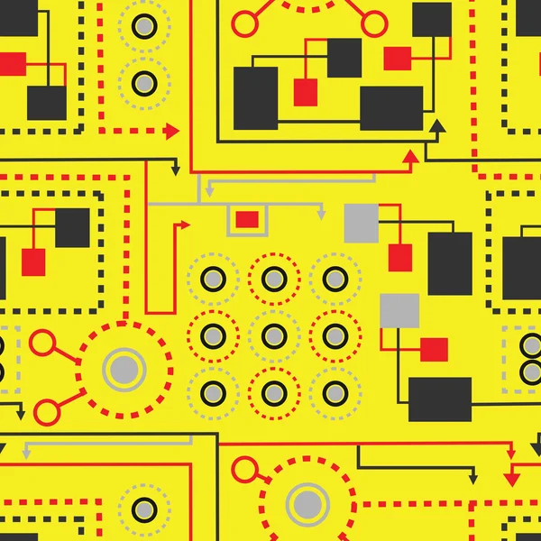 Patrón esquemático — Archivo Imágenes Vectoriales