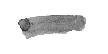 Resim için soyut siyah suluboya fırçası