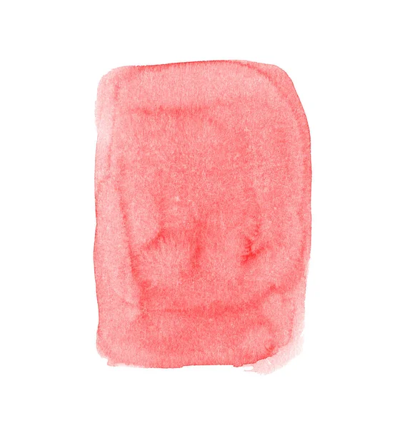 Kırmızı suluboya izole edilmiş fırça arkaplanı