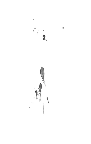 Μαύρο Μελάνι Σταγόνες Φόντο Βούρτσα — Φωτογραφία Αρχείου