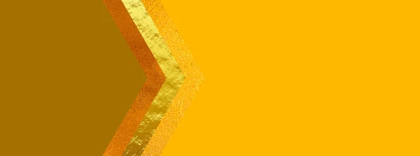 Golden banner design. Luxury geometric banner concept