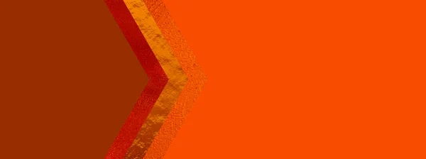 Beautiful orange banner design. Luxury geometric banner concept