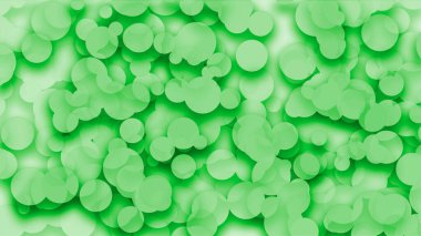 Sancak konsepti için güzel yeşil çember arka planı şekillendirir