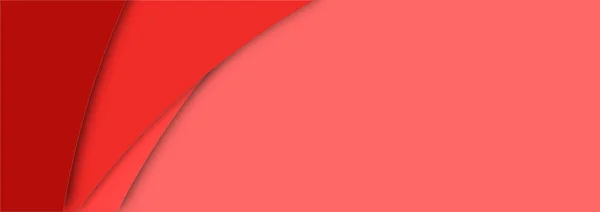 Krásné Červené Geometrické Vrstvy Pro Abstraktní Banner Koncept — Stock fotografie
