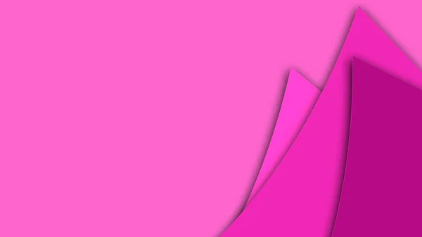 Bellissimo Astratto Rosa Triangolo Forme Sfondo Concetto Banner — Foto Stock