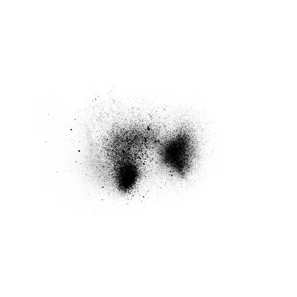 Hermoso Pincel Abstracto Explosión Polvo Negro Para Pintura — Foto de Stock