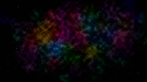 Güzel Bir Gece Yıldızlı Arka Plan Soyut Nebula — Stok fotoğraf