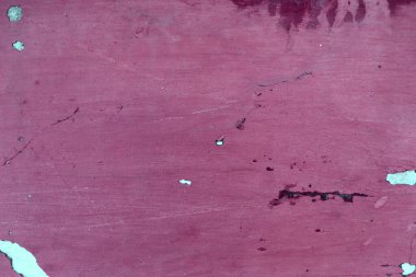 Soyut mor çatlak duvar dokusu. Vintage çizilmiş duvar yüzey arkaplanı. 