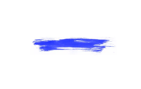 Kaunis Abstrakti Turkoosi Akvarelli Eristetty Harjat Maalaus Sininen Maali Aivohalvaus — kuvapankkivalokuva