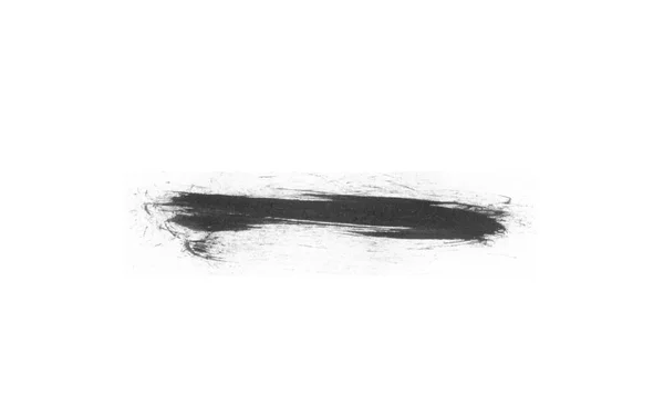 Piękne Odizolowane Pędzle Lakiernicze Malowania Ilustracja Czarnego Skoku Atramentu — Zdjęcie stockowe