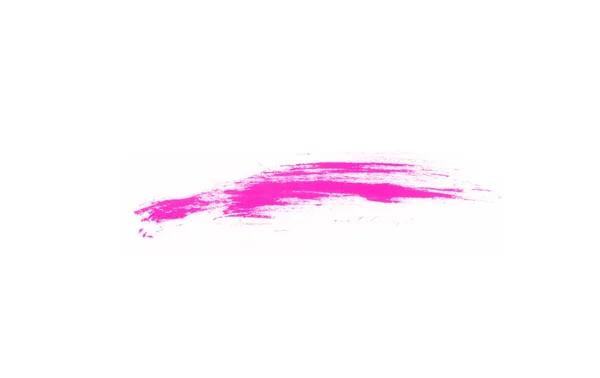 Όμορφη Μπογιά Απομονωμένη Γραμμή Βούρτσες Για Ζωγραφική Ροζ Μελάνι Εγκεφαλικό — Φωτογραφία Αρχείου