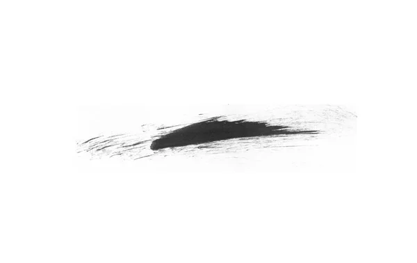 抽象絵画のための美しい孤立ブラシ アートデザインのためのブラシ スミアブラシ — ストック写真
