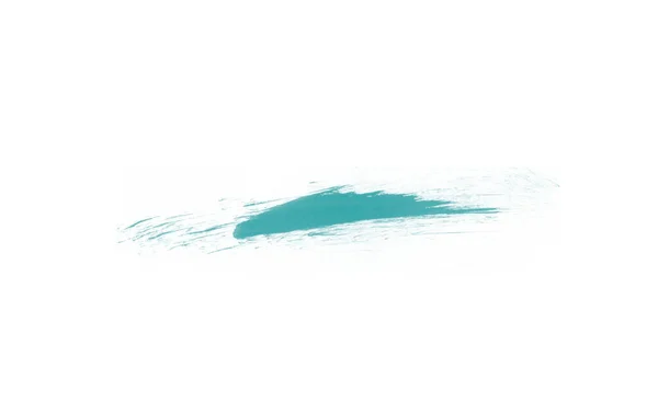 Abstract beautiful turquoise isolated brush for art painting. Brush for art design. Smear brushes