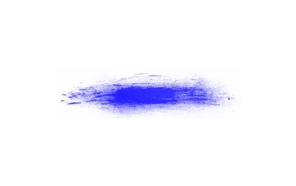 Cepillo Azul Para Diseño Artístico Ilustración Pinceles Frotis Hermoso Telón — Foto de Stock