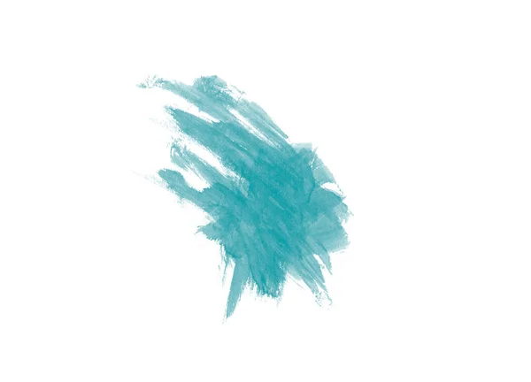 Stain Brushes Painting Turquoise Background Brush Art Design — Stock Photo, Image