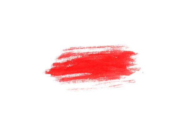 Vackra Isolerade Borstar För Målning Vit Bakgrund Abstrakt Färg Stroke — Stockfoto