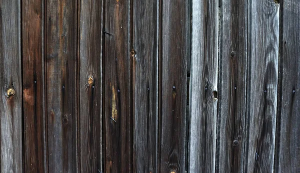 ダークウッドの板の質感 木製の表面グレーの背景 スペース付きアブストラクトバナー — ストック写真