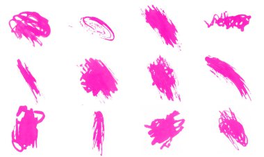 Resim yapmak için güzel izole boya fırçaları. Soyut fırça arkaplanı