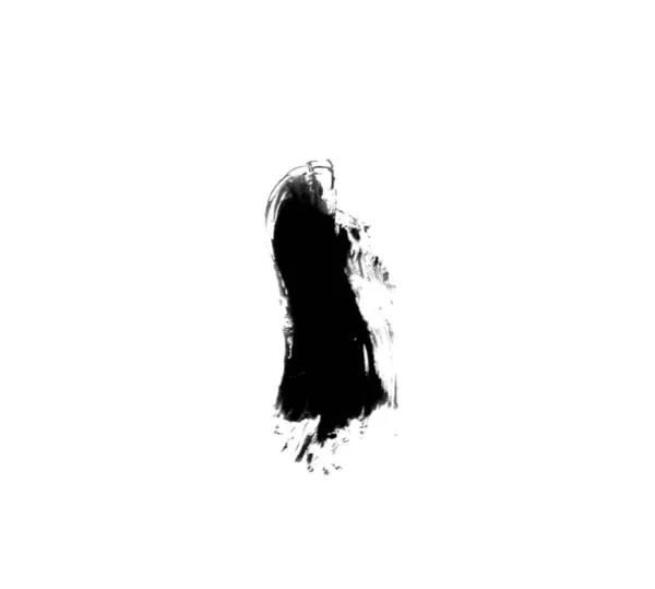 Tekstura Grunge Akwarela Odizolowana Szczotka Malowania Piękne Pędzle Ilustracja — Zdjęcie stockowe