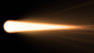 Soyut kuyruklu yıldızlı güzel bir uzay arkaplanı. Kozmik duvar kağıdı