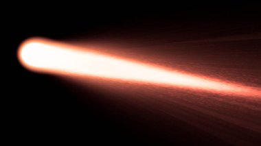 Soyut kuyruklu yıldızlı güzel bir uzay arkaplanı. Kozmik duvar kağıdı