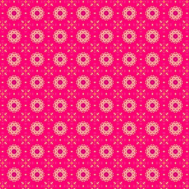 Çiçek Sayısal Kağıt Deseni Yazdırılabilir Tasarım - Arka planda Kusursuz Renkli Sanat