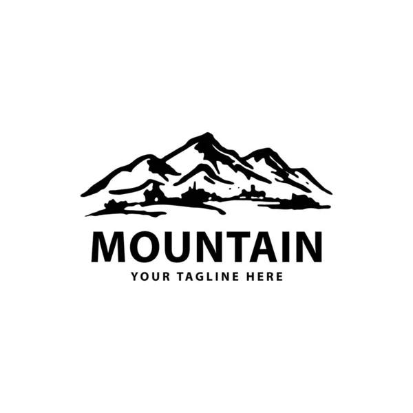 Projekt Logo Góry Wektor Ilustracja — Wektor stockowy