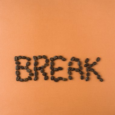 Kahve molası, fasulye ile yazıldığından