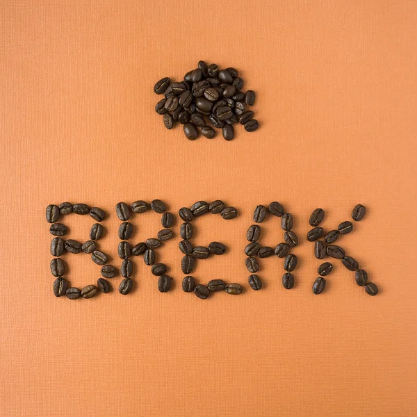 Kahve molası, fasulye ile yazıldığından