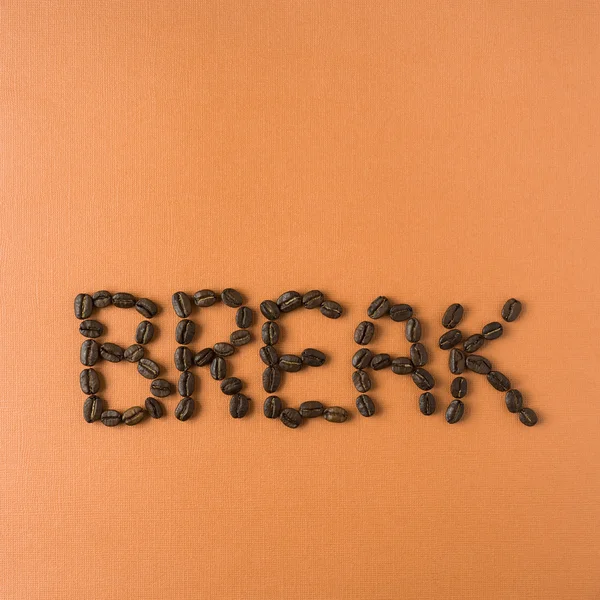 Kahve molası, fasulye ile yazıldığından