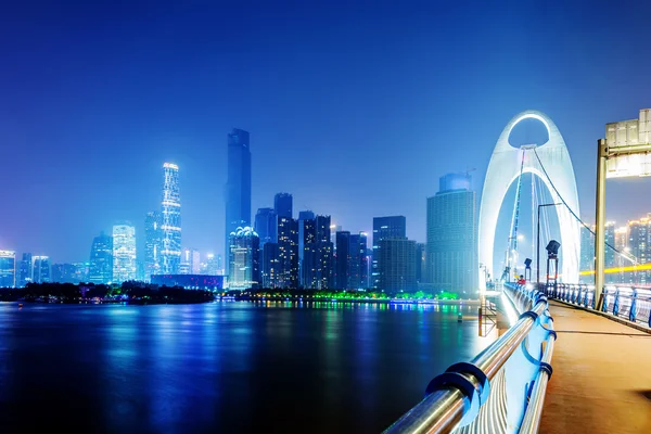 Guangzhou, China Night — Stock Photo, Image