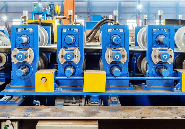 Steel factory molding equipment — Stock Photo, Image