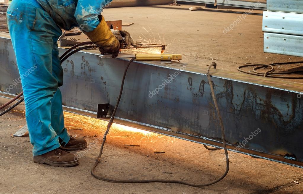 Welding with mig-mag method Stock Photo by ©gyn9037 105094684