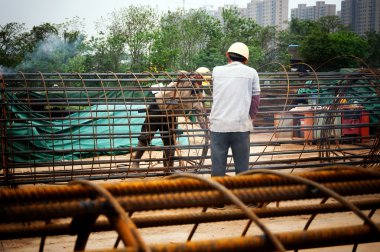 İnşaat site kaynakçılar