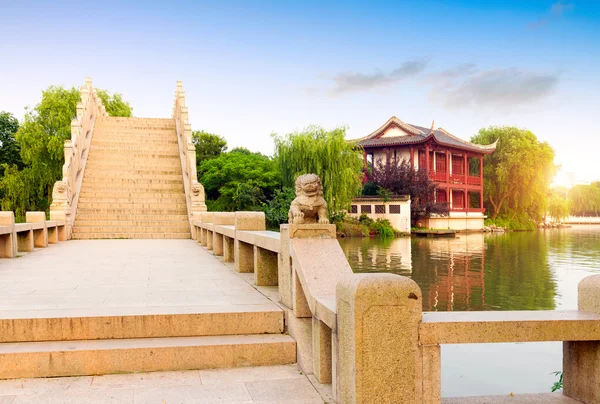 Kína ősi Jiaxing építészet — Stock Fotó