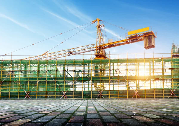 Modern construction site — Stock Photo, Image