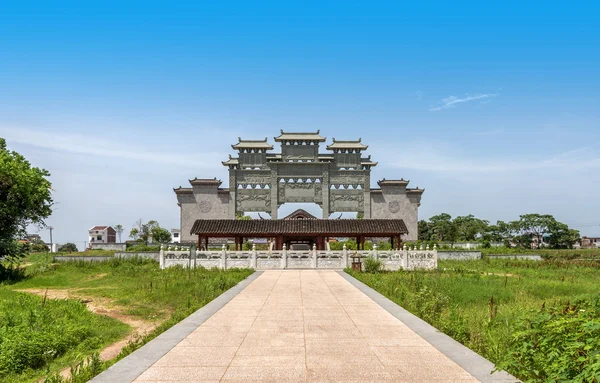 Kinesiska antika arkitekturen: valv — Stockfoto