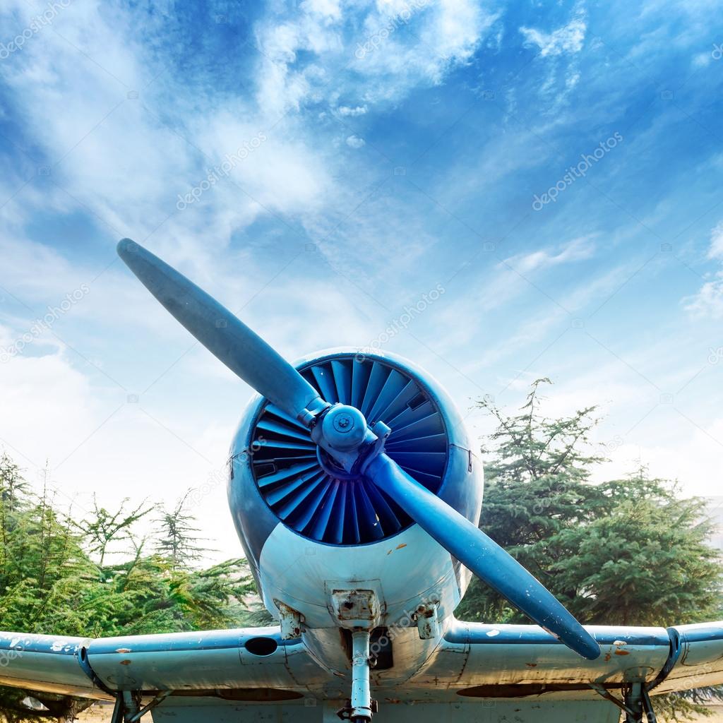 Abandoned vintage aircraft