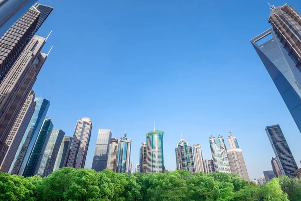 Ουρανοξύστες στη Σαγκάη, Κίνα — Φωτογραφία Αρχείου