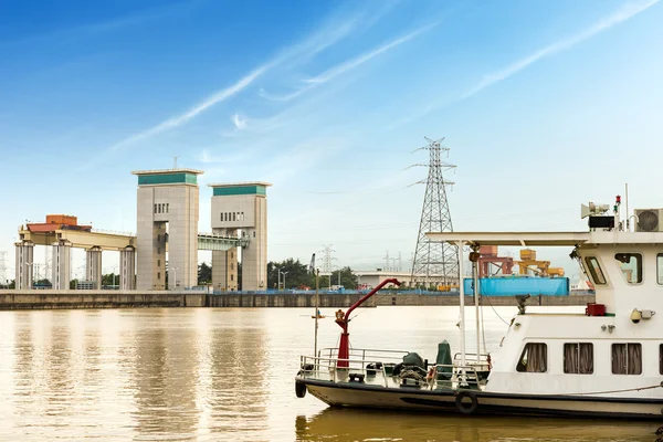 Das berühmte Wasserschutzprojekt: gezhouba — Stockfoto