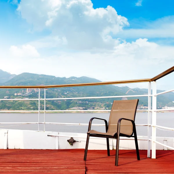 Loungers on the luxury cruise — Stock Photo, Image