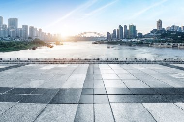 modern şehir silüeti