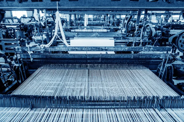 Large textile looms — Stock Photo, Image