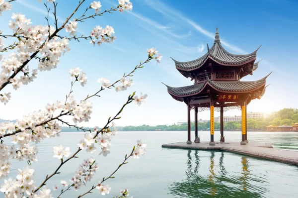 China hangzhou west lake landschap — Stockfoto