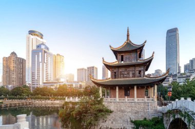 Guiyang 'ın ünlü Antik Mimari Arazisi.
