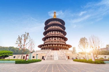 Sui ve Tang Hanedanlıklarında Pagoda Ulusal Tarih Parkı, Luoyang, Henan, Çin