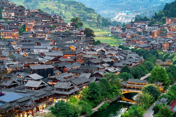 China Guizhou Xijiang Miao Village — Foto de Stock