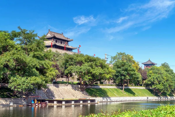 City Wall Mais Completa Muralha Cidade Antiga China — Fotografia de Stock